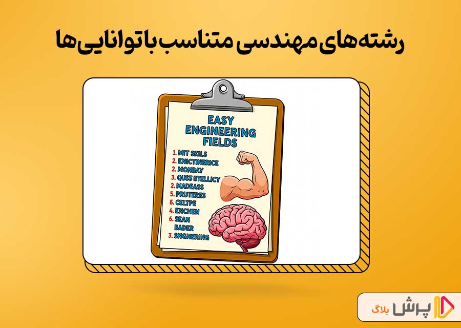 رشتههای مهندسی آسان و متناسب با تواناییها