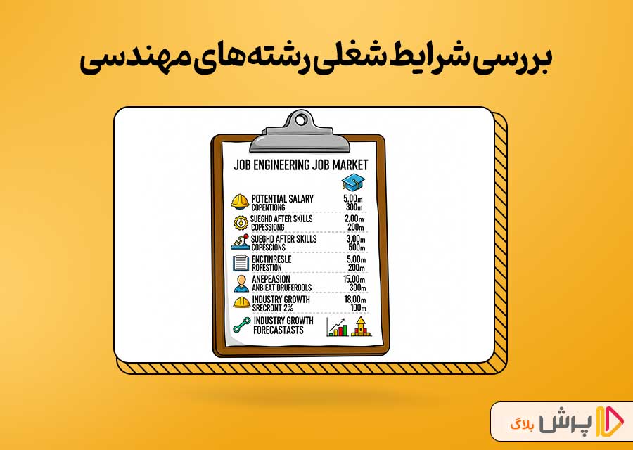 بررسی شرایط شغلی رشتههای مهندسی