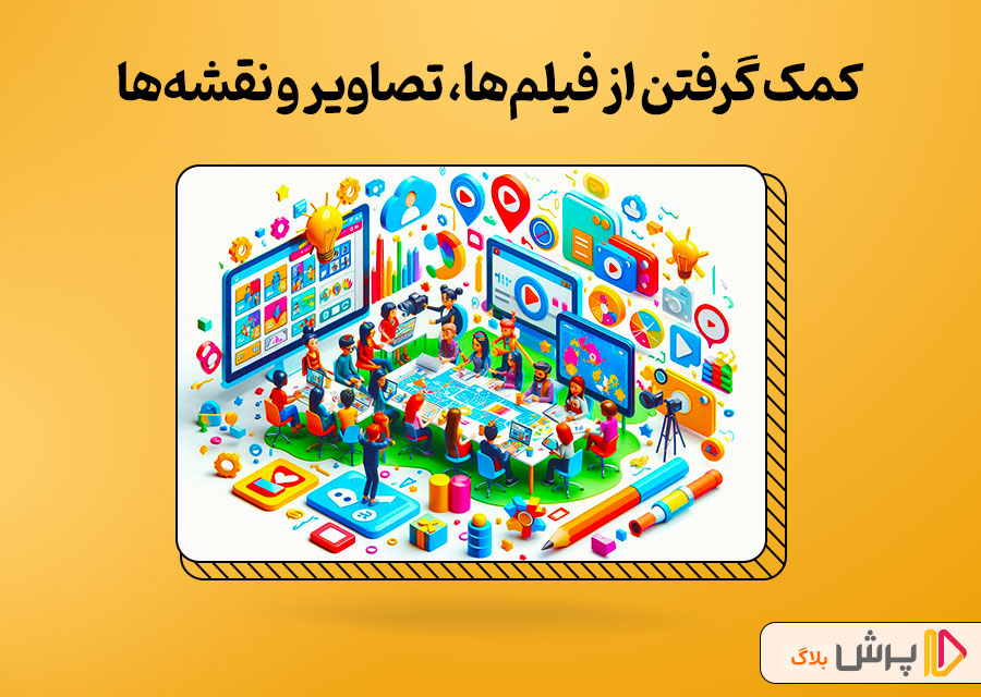 کمک گرفتن از فیلمها، تصاویر و نقشهها