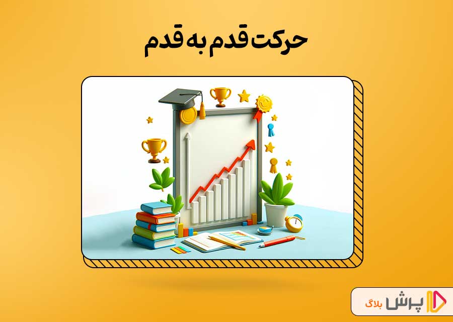 حرکت قدم به قدم