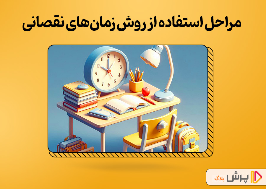 مراحل استفاده از روش زمانهای نقصانی