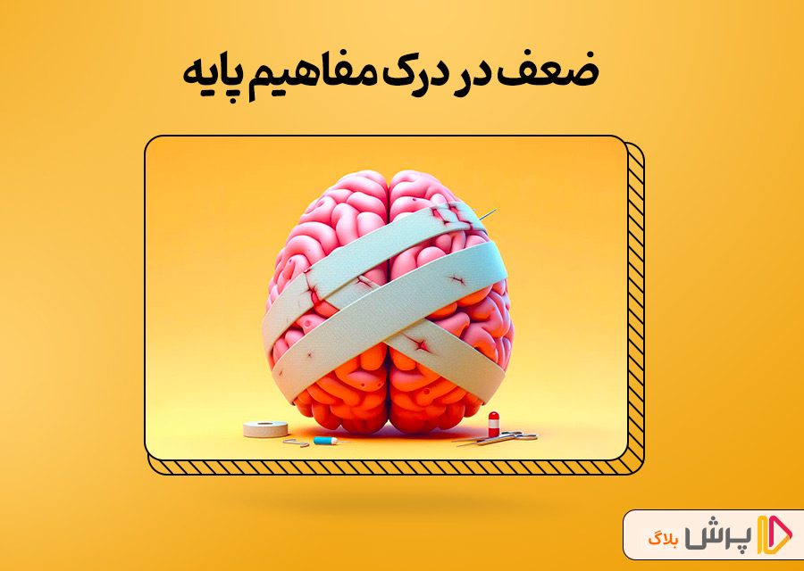 ضعف در درک مفاهیم پایه